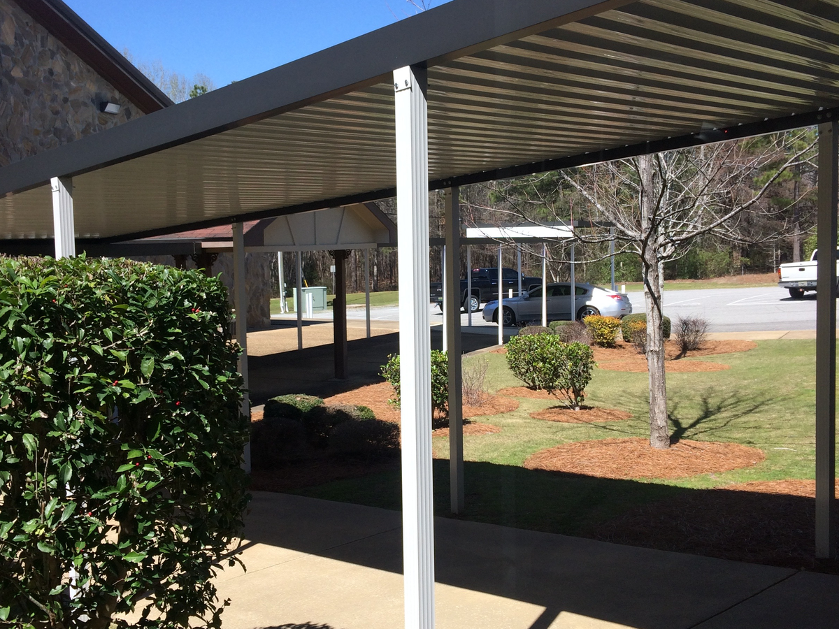 Custom walkway canopies