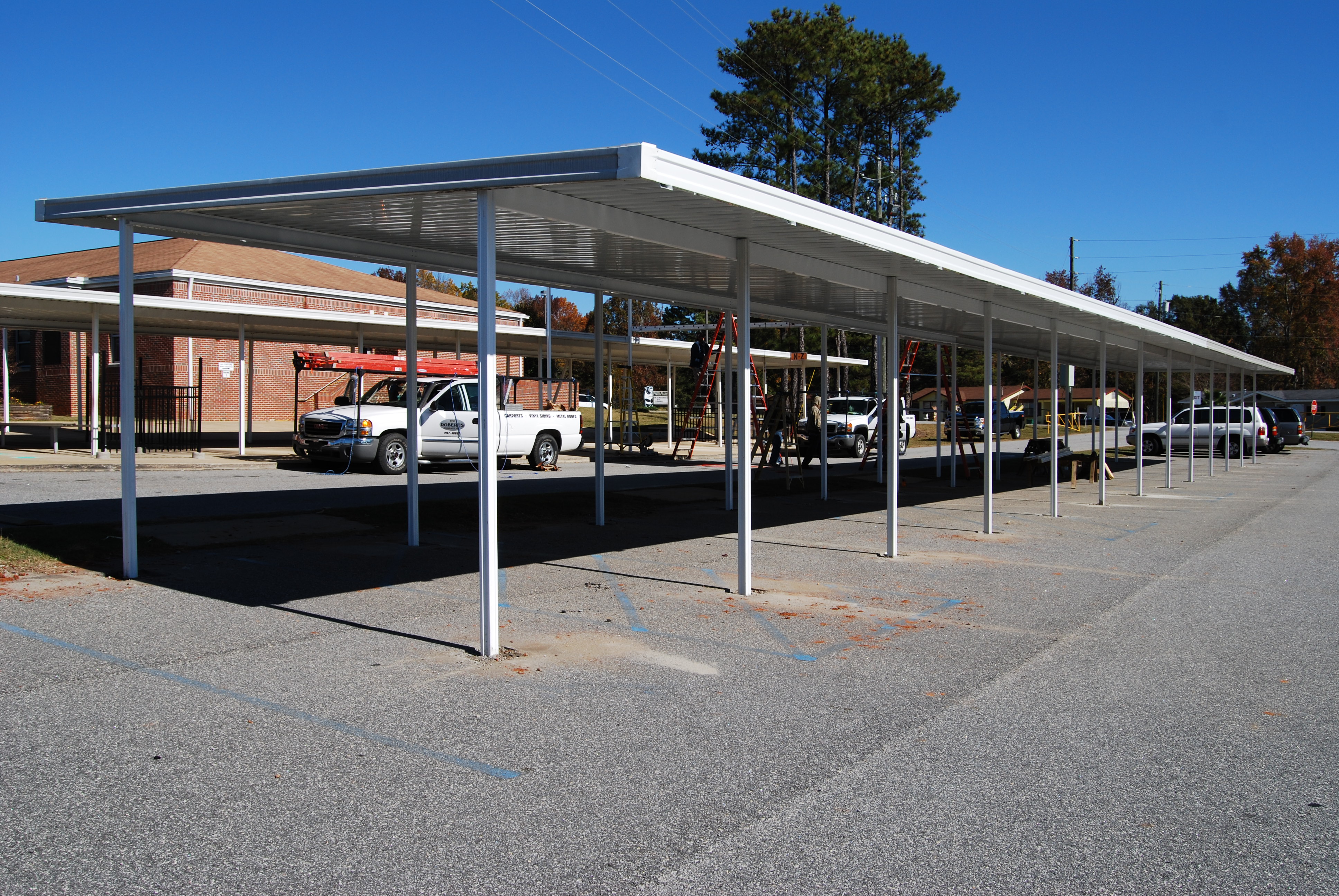 Custom walkway canopies